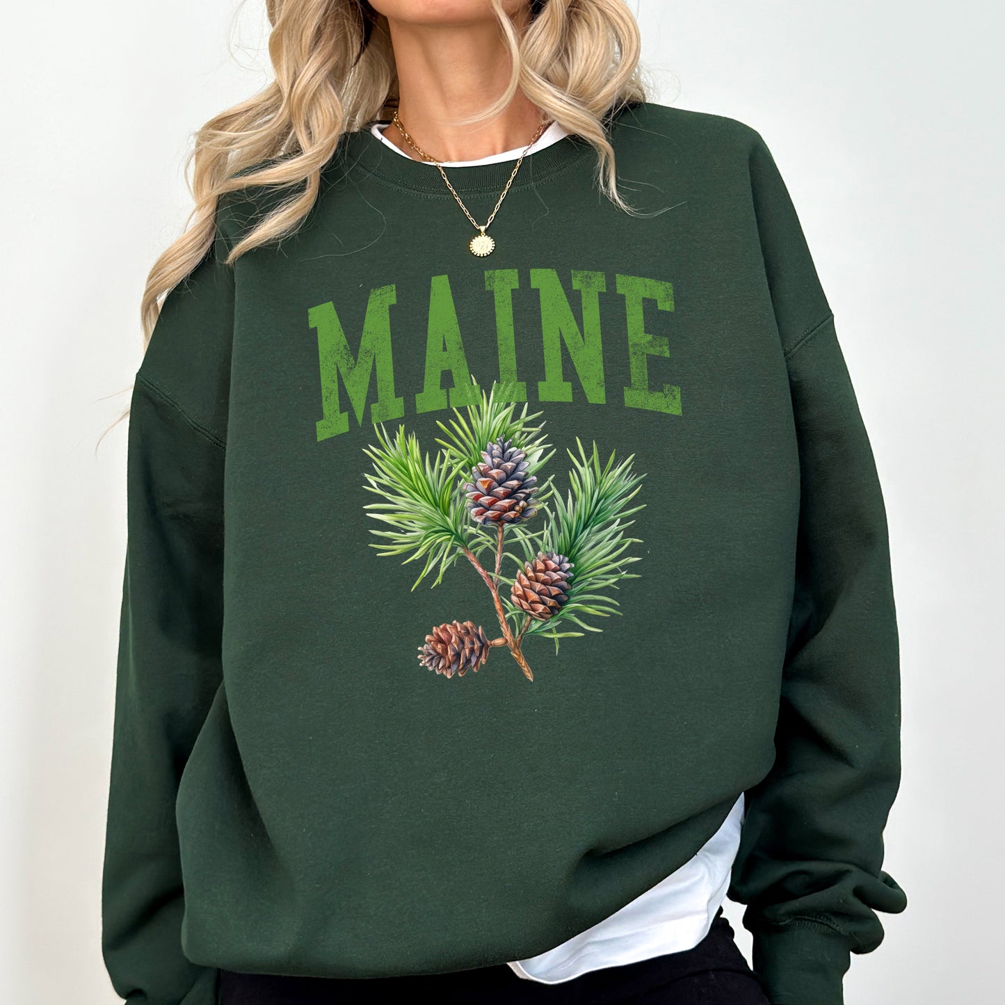 Maine State Flower Sweatshirt