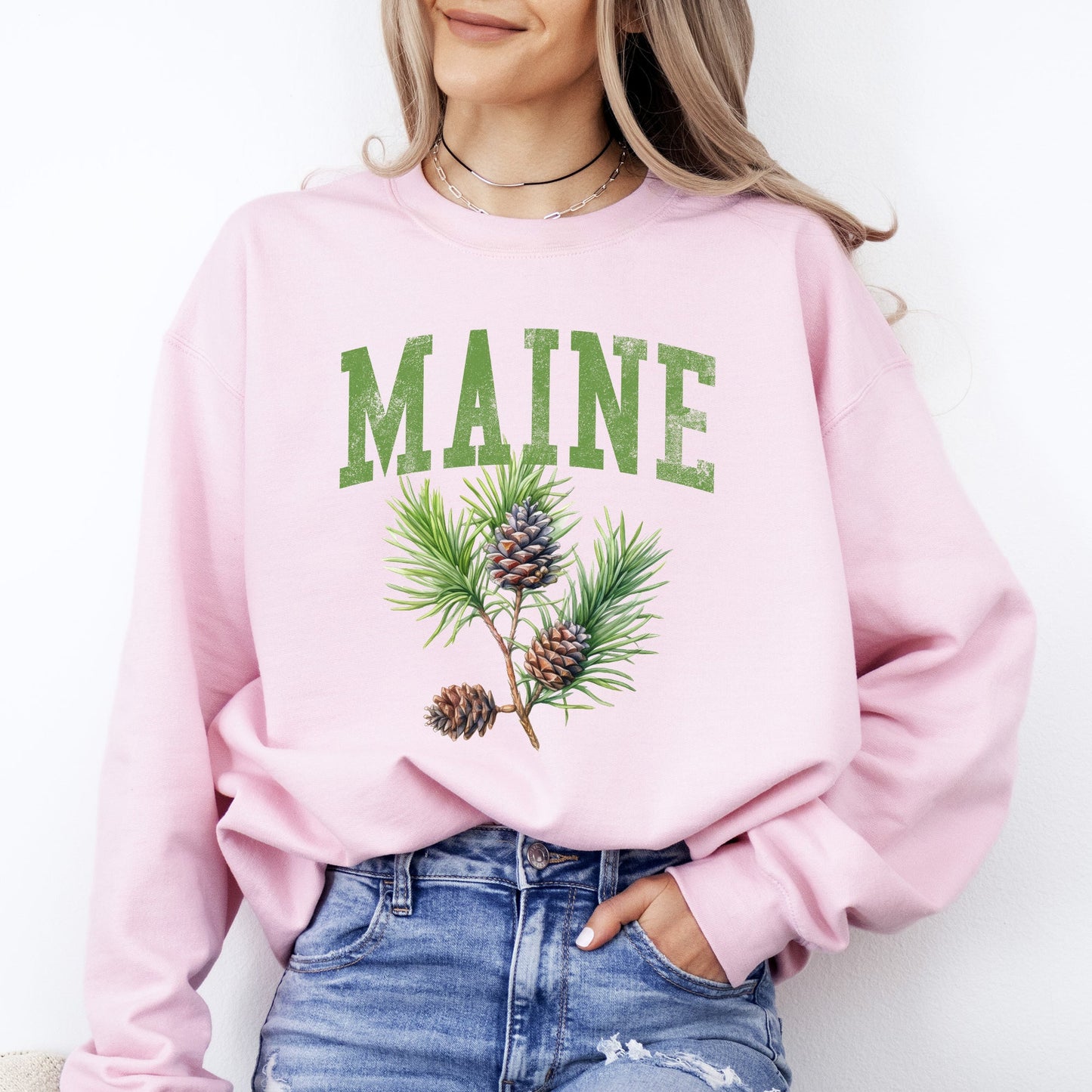 Maine State Flower Sweatshirt