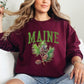 Maine State Flower Sweatshirt