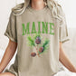 Maine State Flower Comfort Colors Tshirt