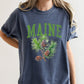 Maine State Flower Comfort Colors Tshirt
