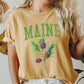 Maine State Flower Comfort Colors Tshirt