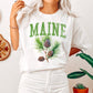 Maine State Flower Comfort Colors Tshirt