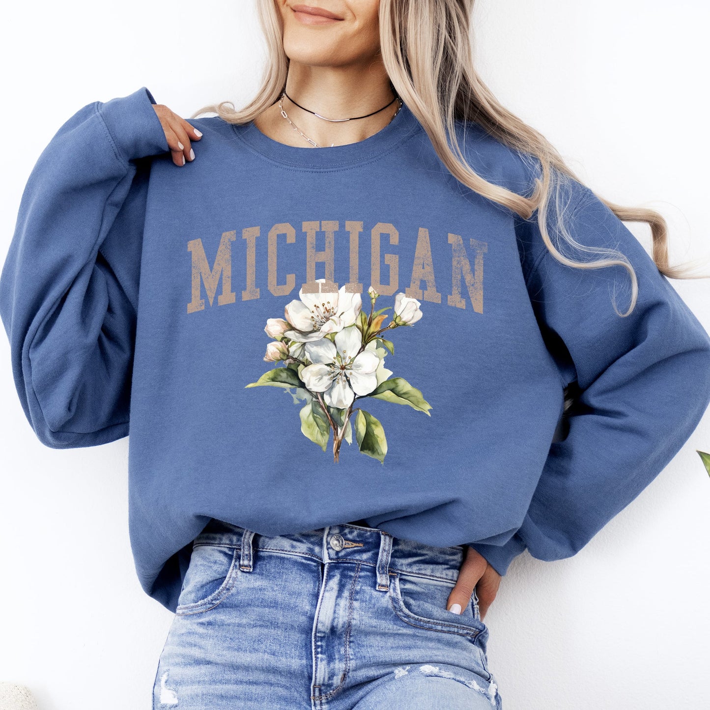 Michigan State Flower Sweatshirt