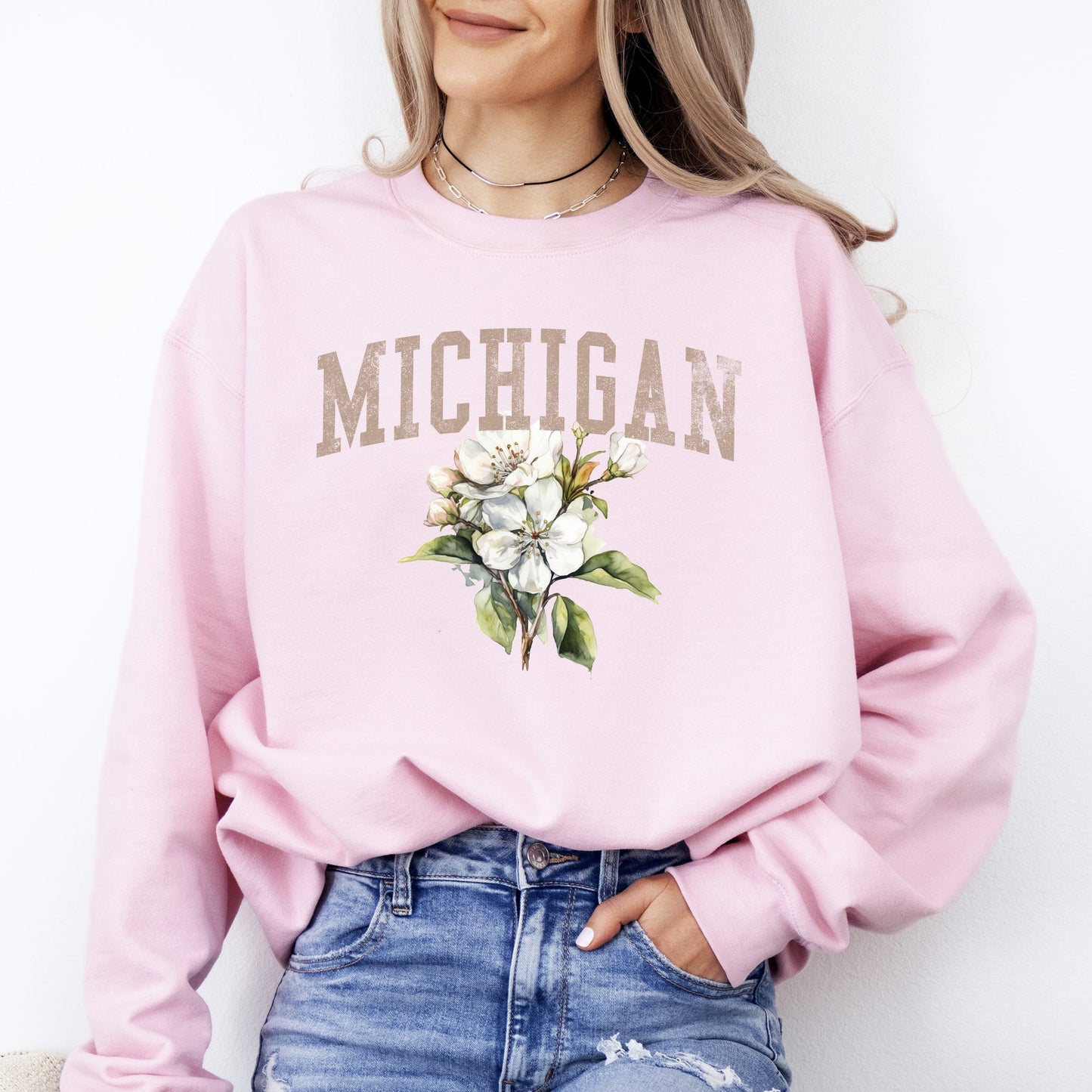 Michigan State Flower Sweatshirt