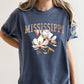 Mississippi State Flower Comfort Colors Tshirt