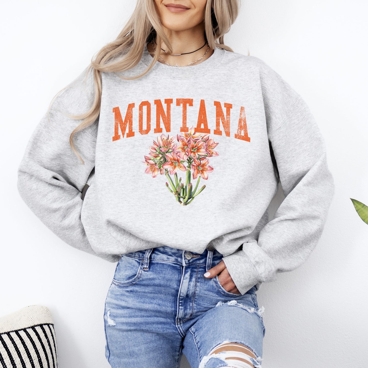 Montana State Flower Sweatshirt