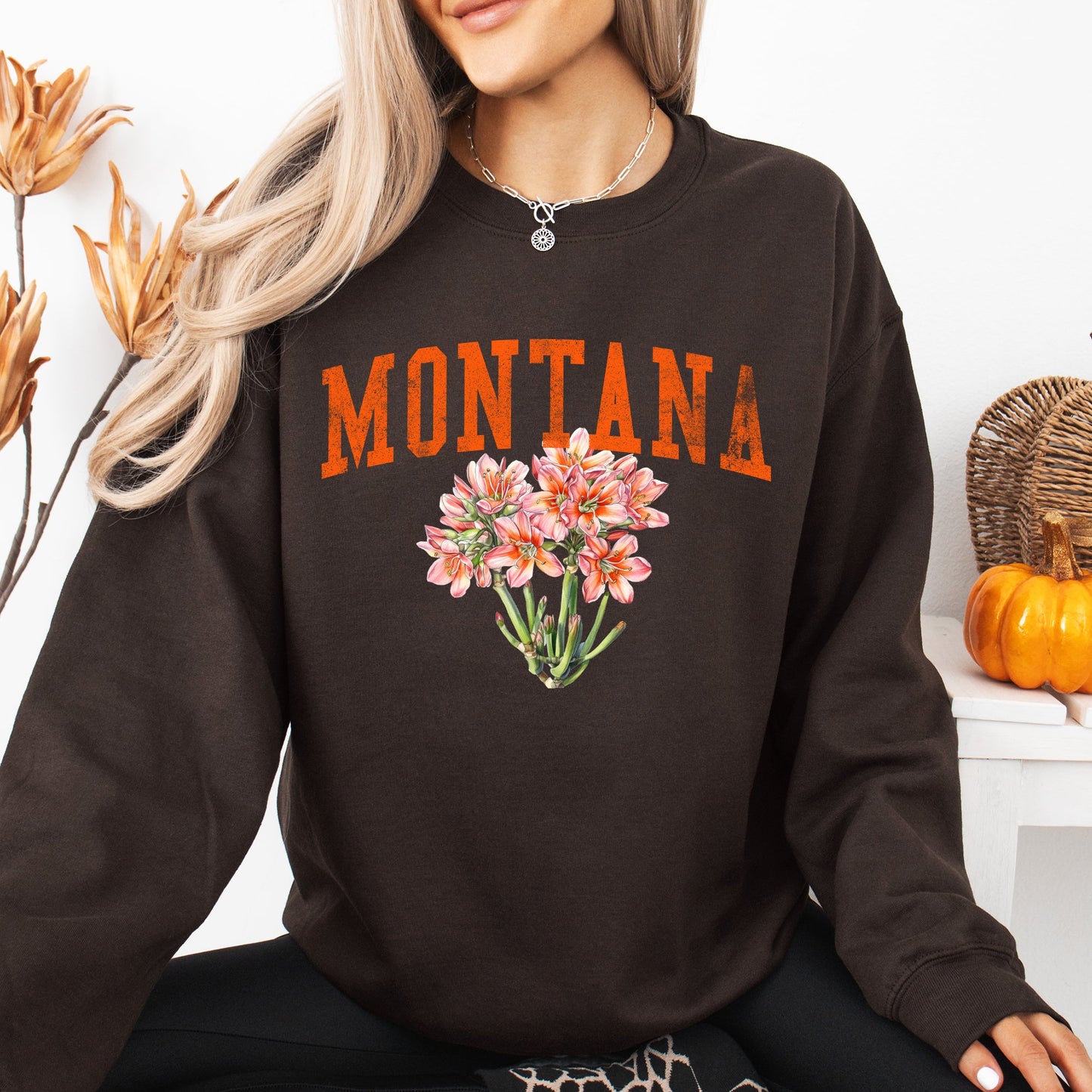 Montana State Flower Sweatshirt