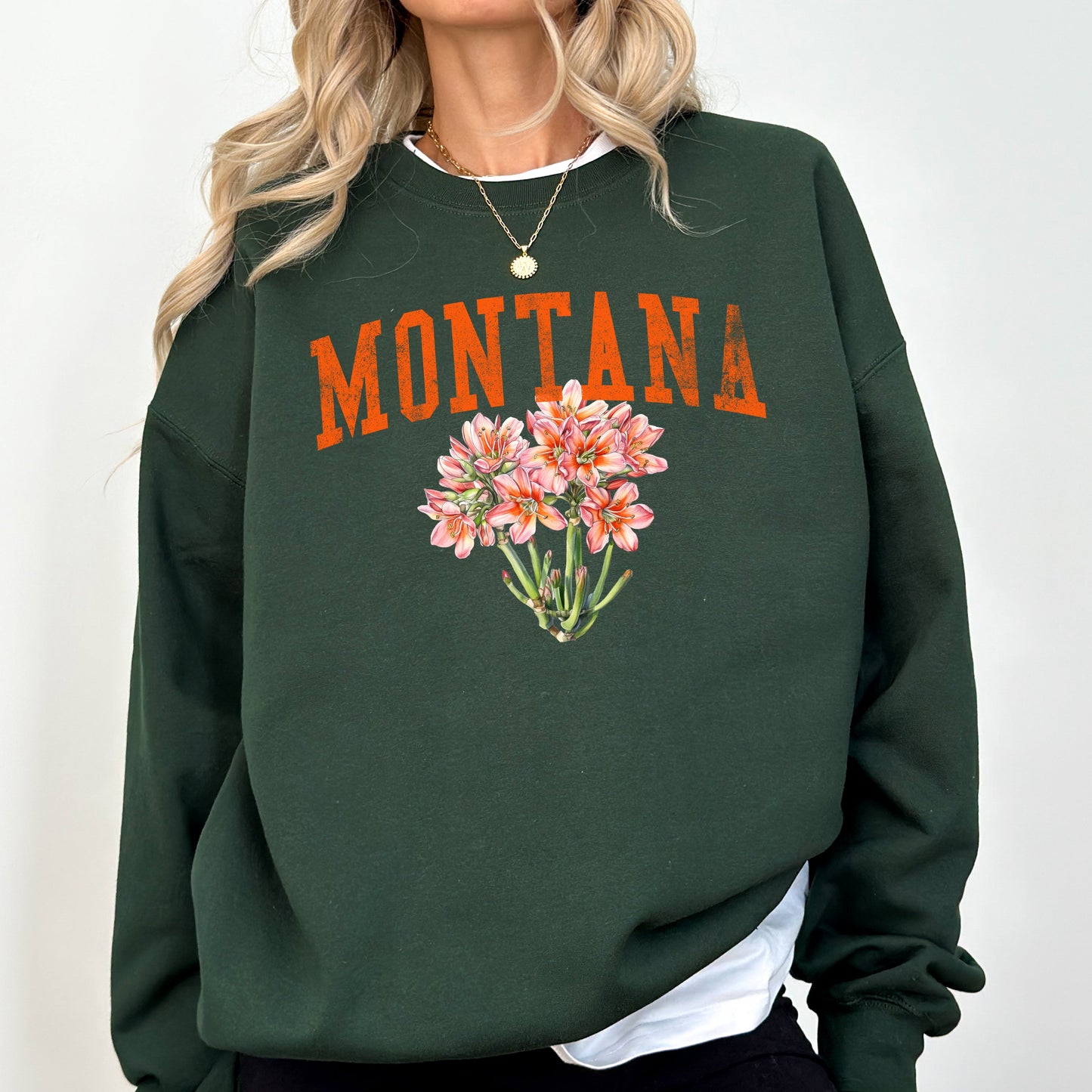 Montana State Flower Sweatshirt
