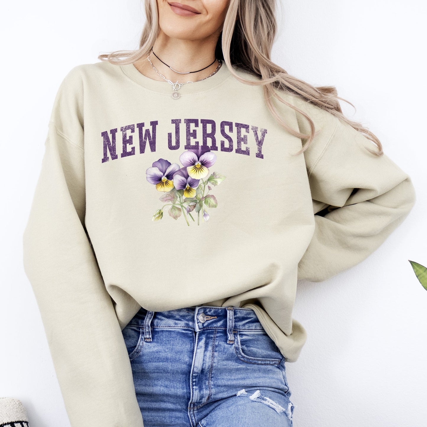 New Jersey State Flower Sweatshirt
