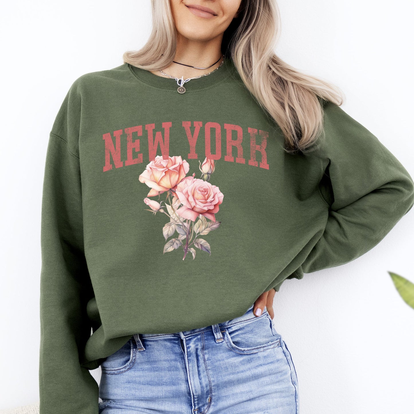 New York State Flower Sweatshirt