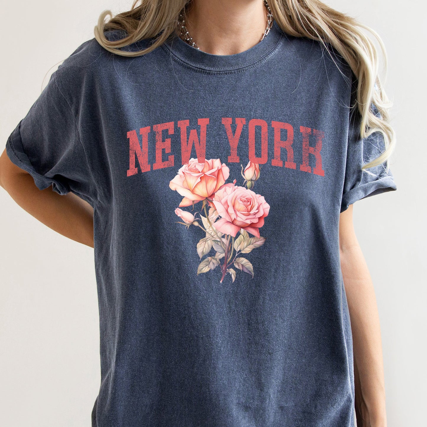 New York State Flower Comfort Colors Tshirt