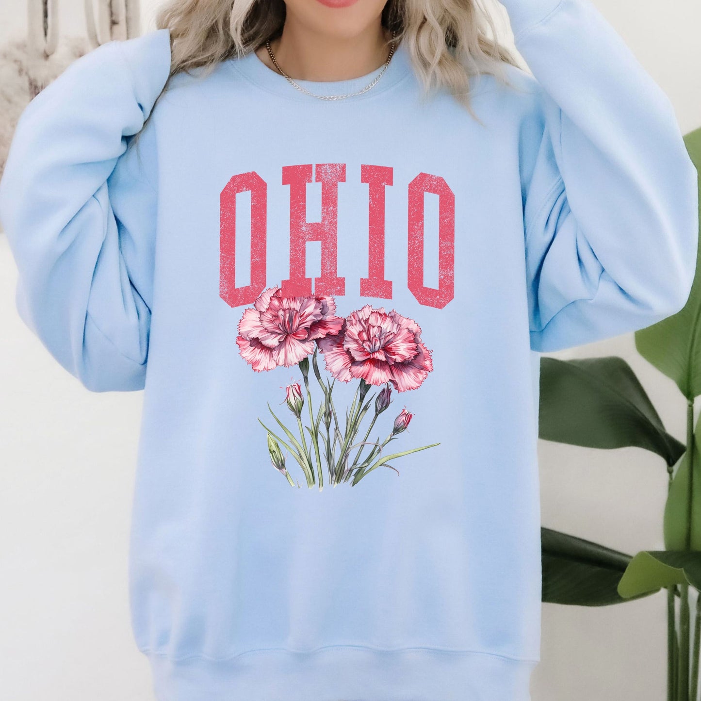 Ohio State Flower Sweatshirt