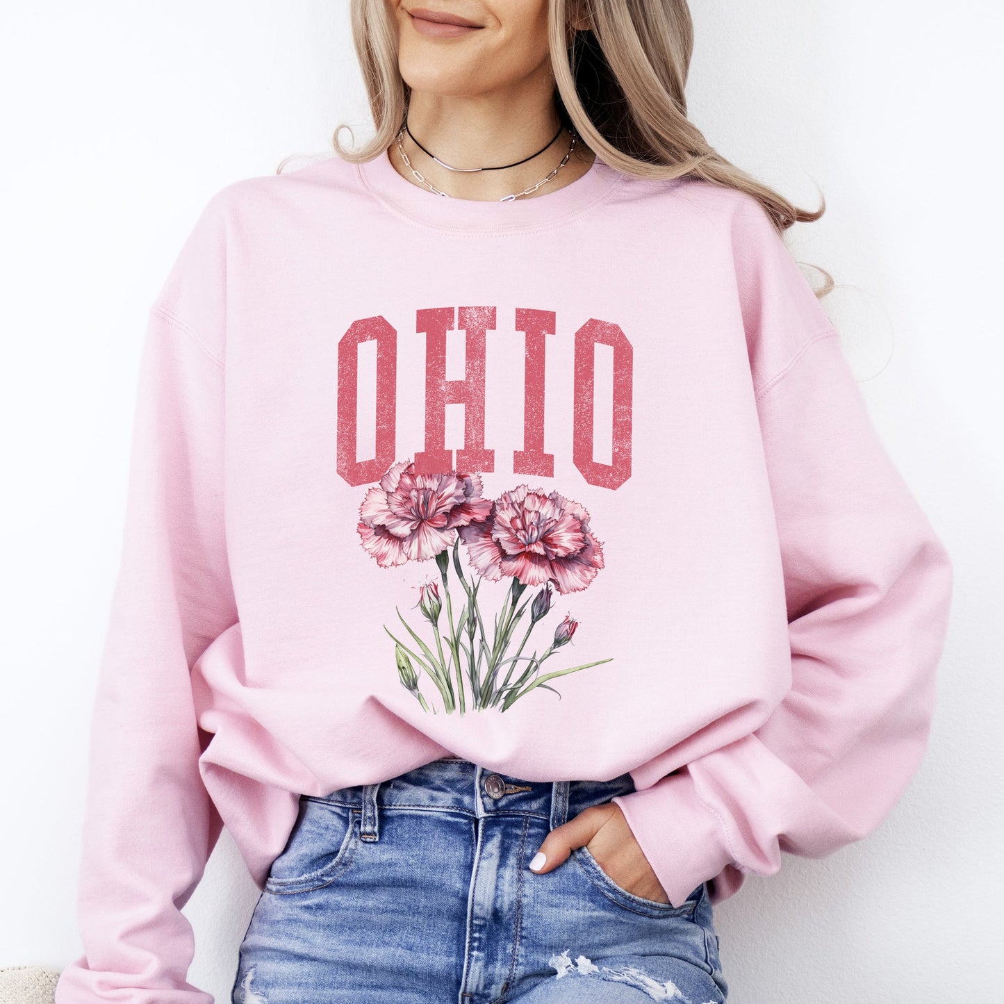 Ohio State Flower Sweatshirt