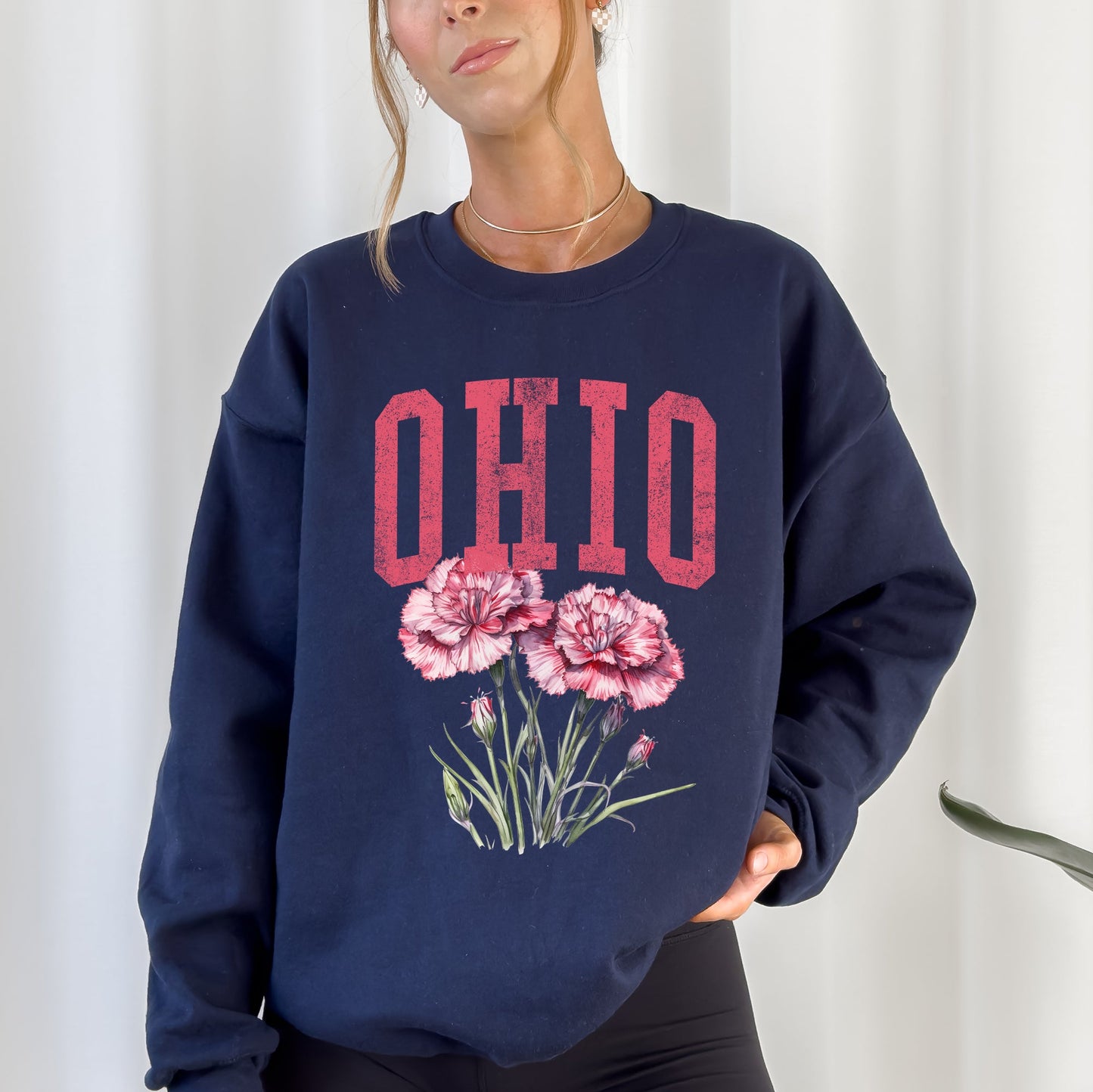 Ohio State Flower Sweatshirt