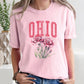 Ohio State Flower Comfort Colors Tshirt