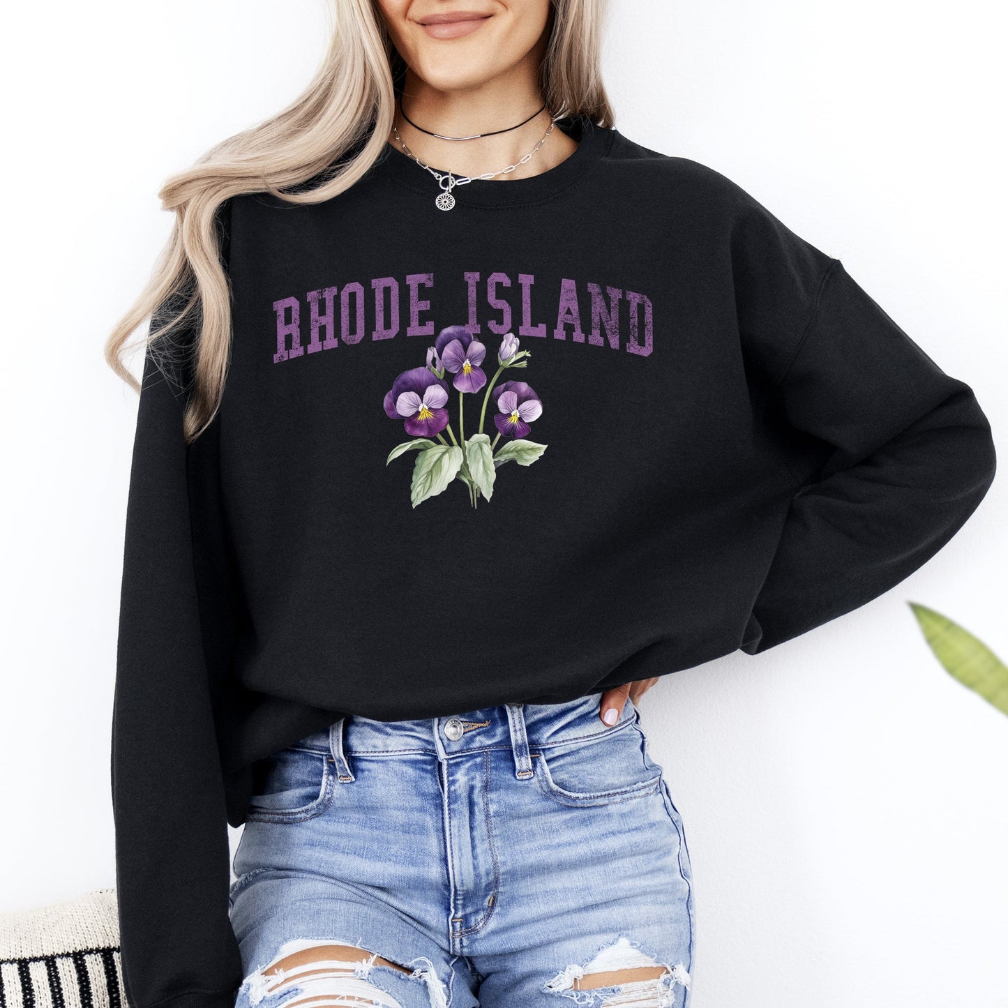 Rhode Island State Flower Sweatshirt