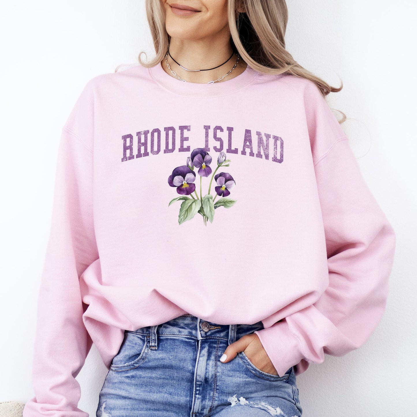 Rhode Island State Flower Sweatshirt