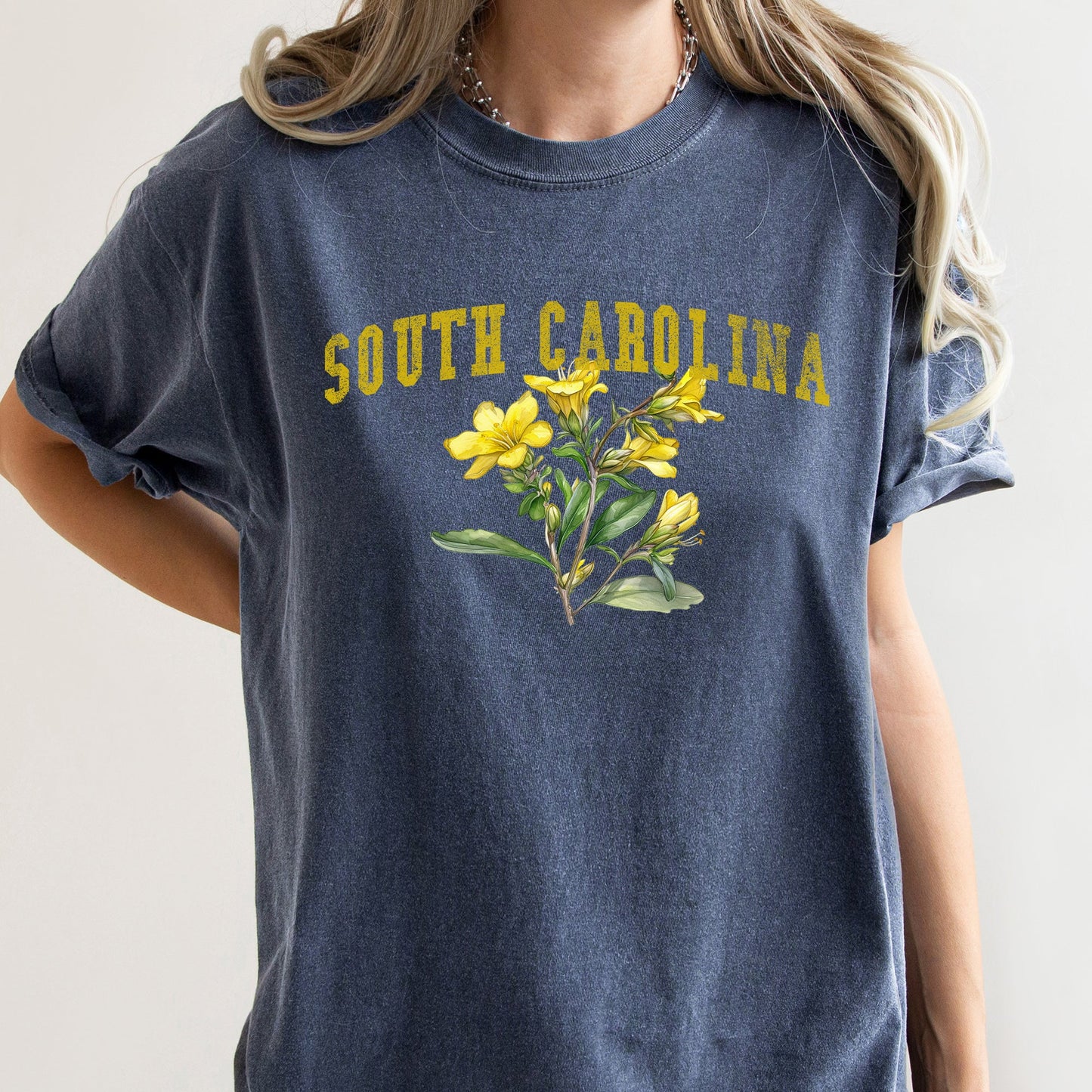 South Carolina State Flower Comfort Colors Tshirt
