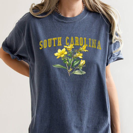 South Carolina State Flower Comfort Colors Tshirt