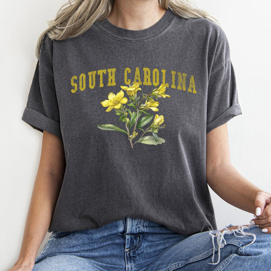 South Carolina State Flower Comfort Colors Tshirt