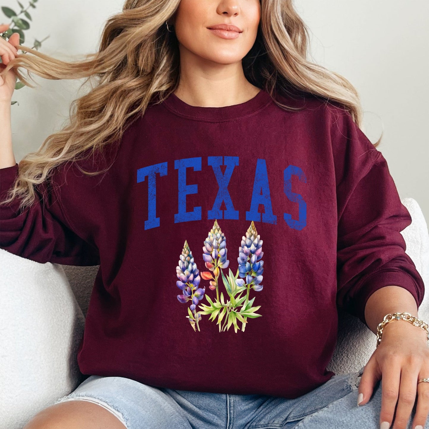 Texas State Flower Sweatshirt