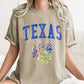 Texas State Flower Comfort Colors Tshirt
