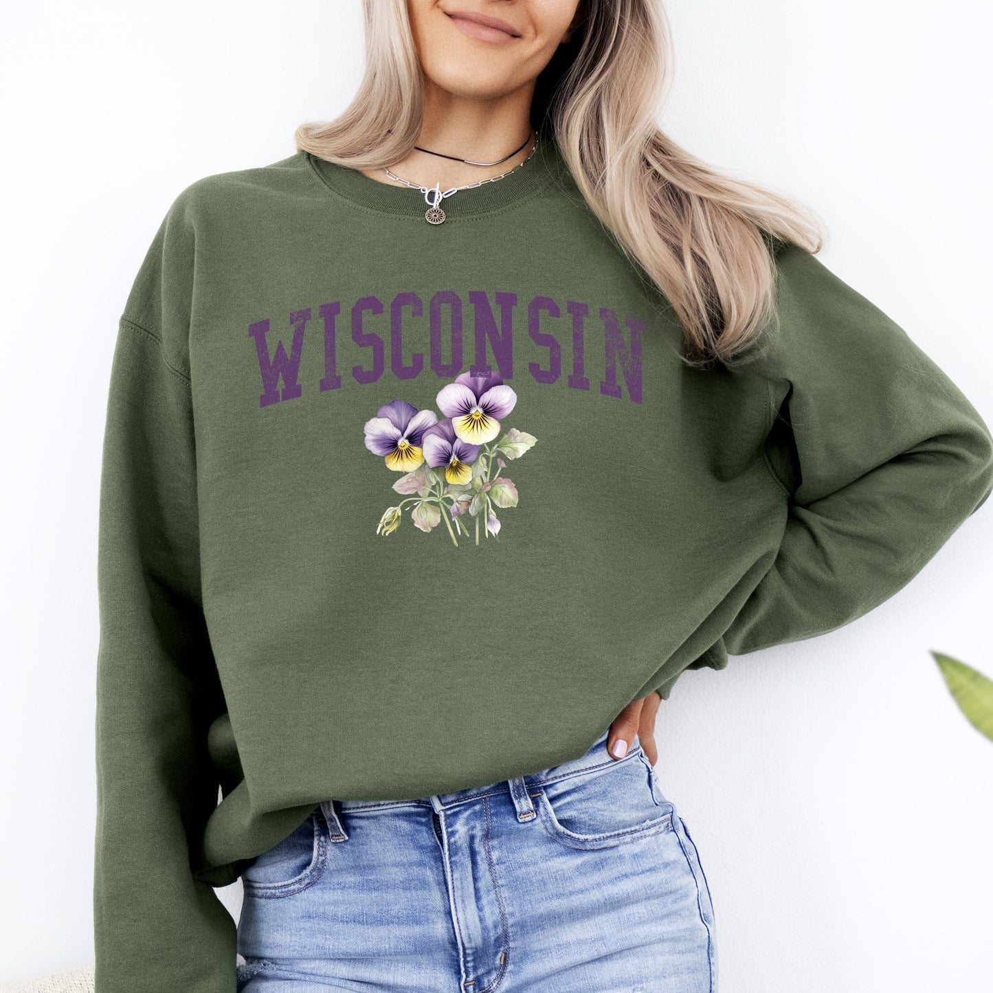 Wisconsin State Flower Sweatshirt