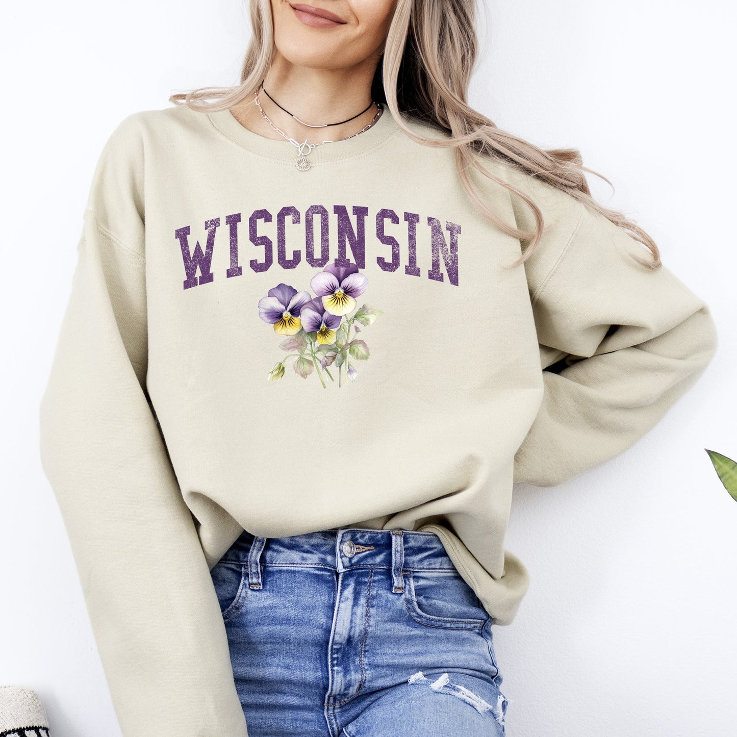 Wisconsin State Flower Sweatshirt