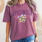 Wisconsin State Flower Comfort Colors Tshirt