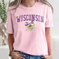 Wisconsin State Flower Comfort Colors Tshirt