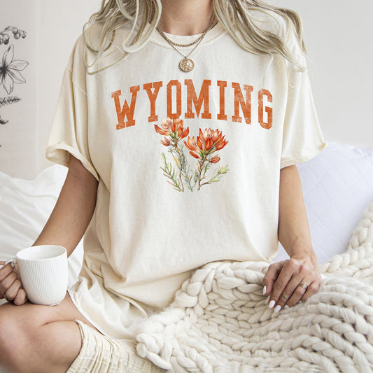 Wyoming State Flower Comfort Colors Tshirt