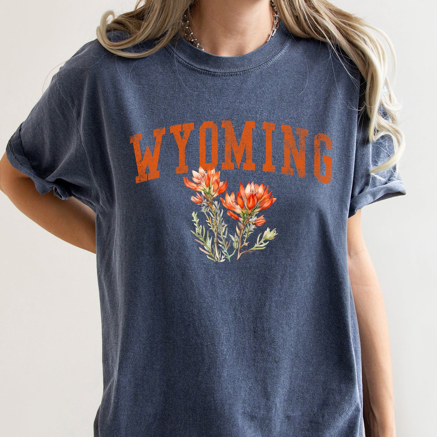 Wyoming State Flower Comfort Colors Tshirt