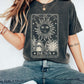 Sun Tarot Card Celestial Comfort Colors Tshirt