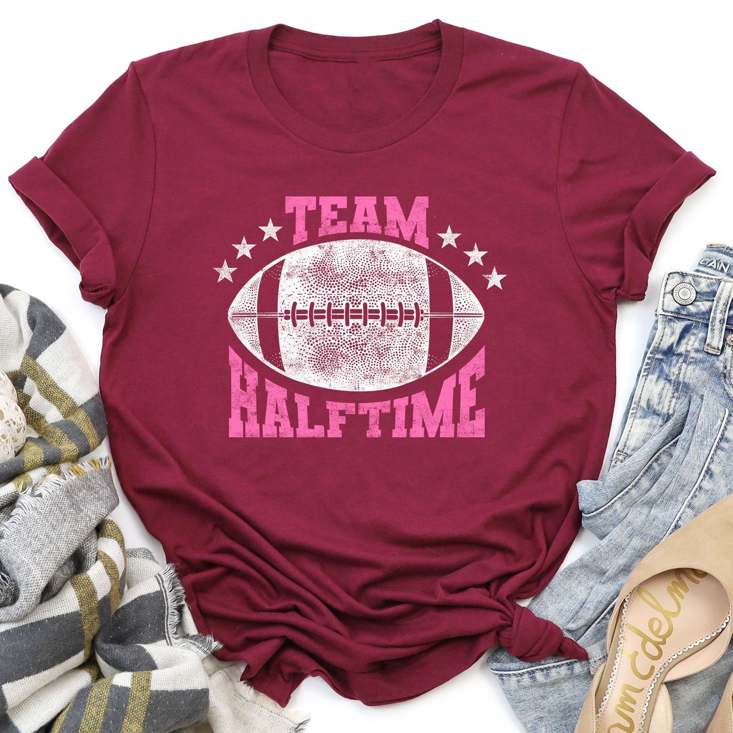 Team Halftime, Football, Sports, Both Teams, Super Soft Tshirt, Game