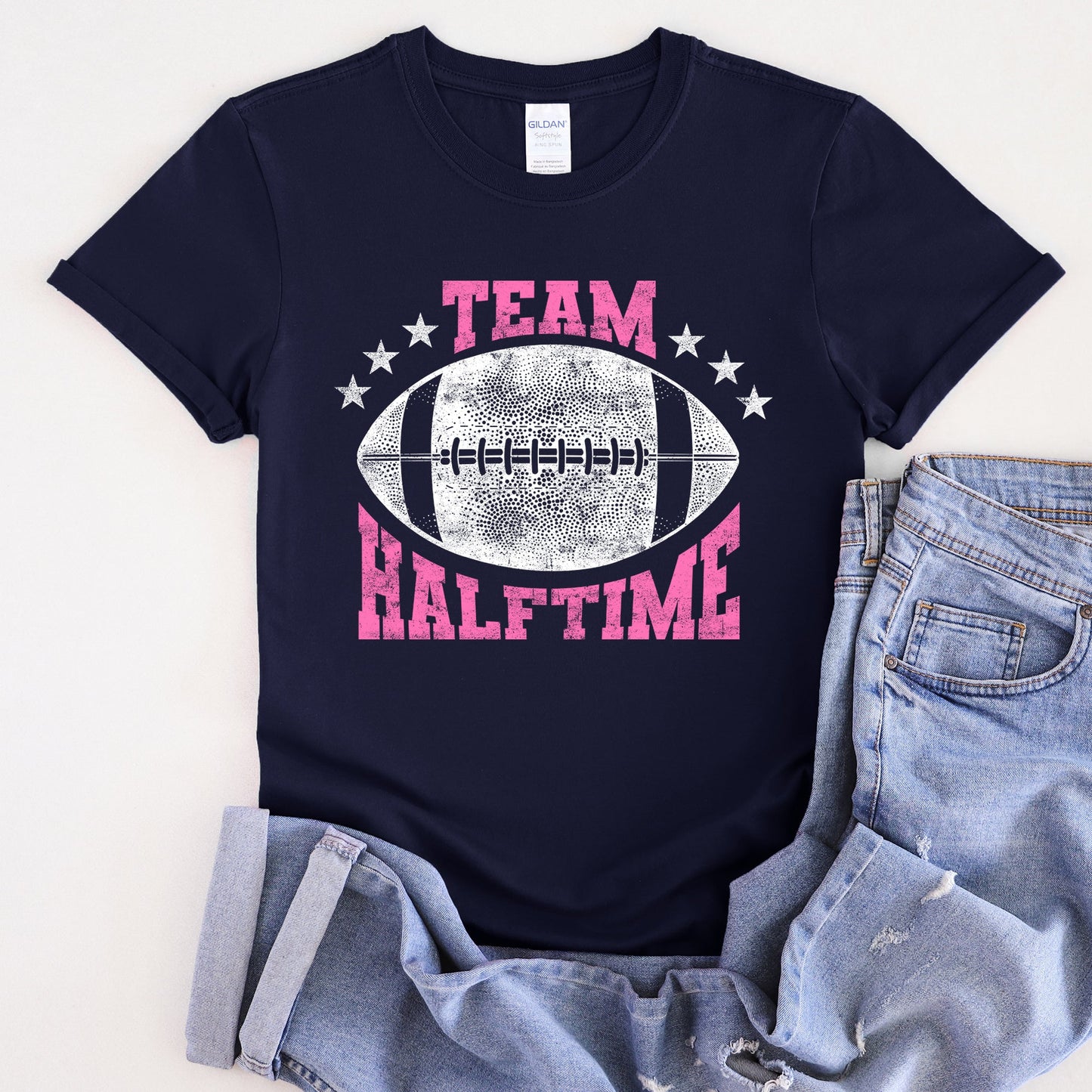 Team Halftime, Football, Sports, Both Teams, Super Soft Tshirt, Game