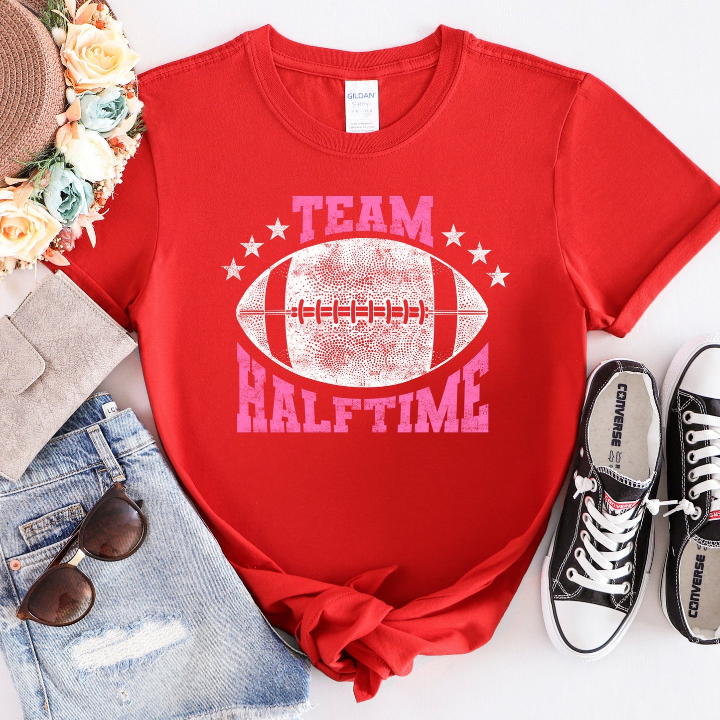 Team Halftime, Football, Sports, Both Teams, Super Soft Tshirt, Game
