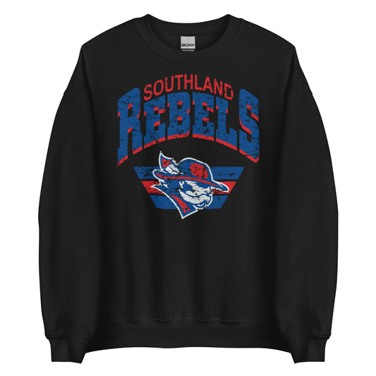 Rebels Vintage Collegiate Distressed - Gildan Crew