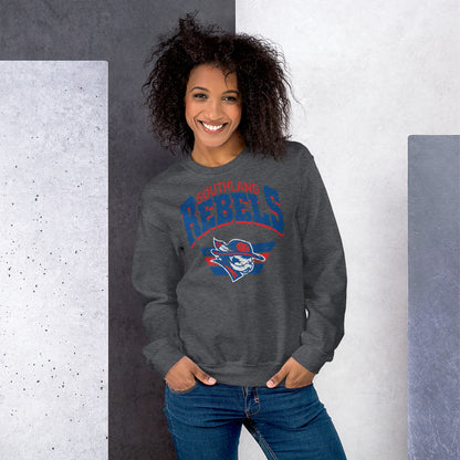 Rebels Vintage Collegiate Distressed - Gildan Crew