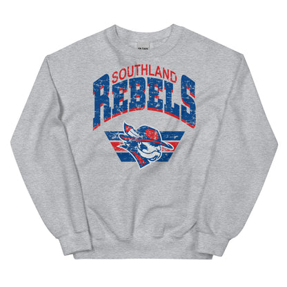 Rebels Vintage Collegiate Distressed - Gildan Crew
