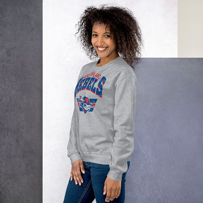 Rebels Vintage Collegiate Distressed - Gildan Crew