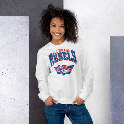 Rebels Vintage Collegiate Distressed - Gildan Crew