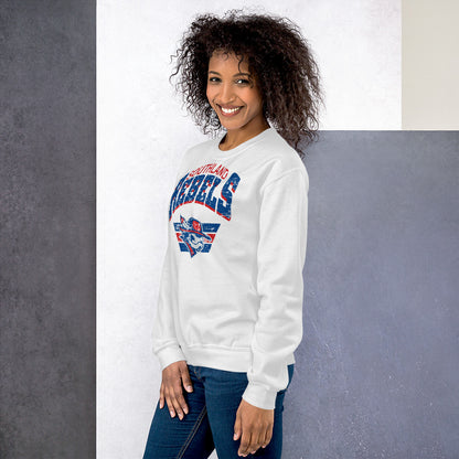 Rebels Vintage Collegiate Distressed - Gildan Crew
