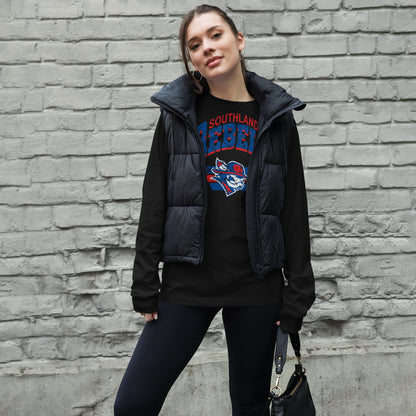 Rebels Vintage Collegiate Distressed - Bella Canvas Long Sleeve Tee