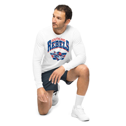 Rebels Vintage Collegiate Distressed - Bella Canvas Long Sleeve Tee