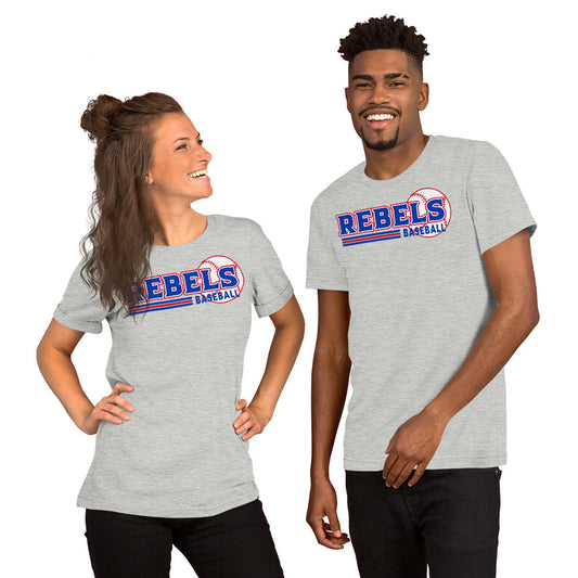 Rebels Baseball - Bella Canvas Tee