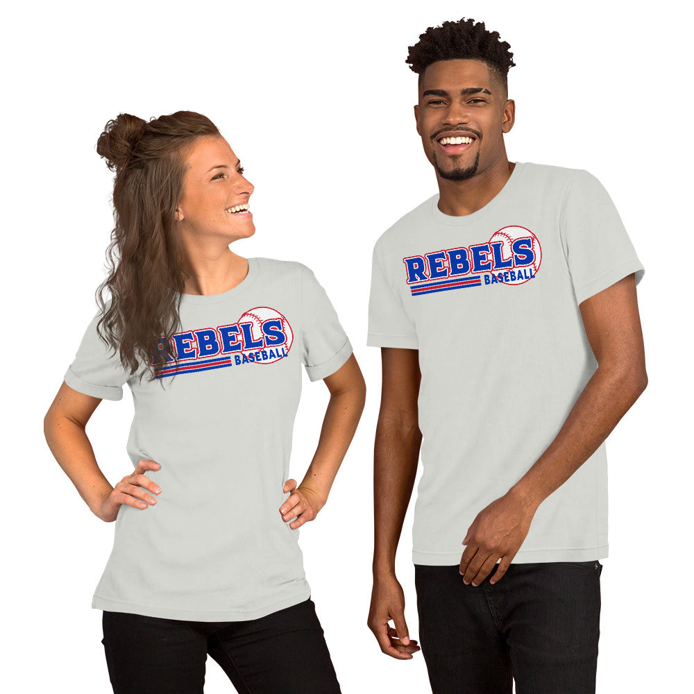 Rebels Baseball - Bella Canvas Tee