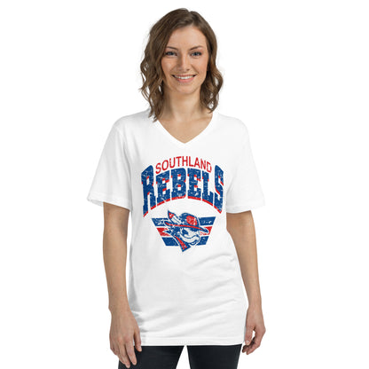 Rebels Vintage Collegiate Distressed - V-Neck