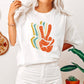 Retro Colors Peace Comfort Colors Tshirt