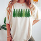 Pine Trees and Shades of Green Comfort Colors Tshirt